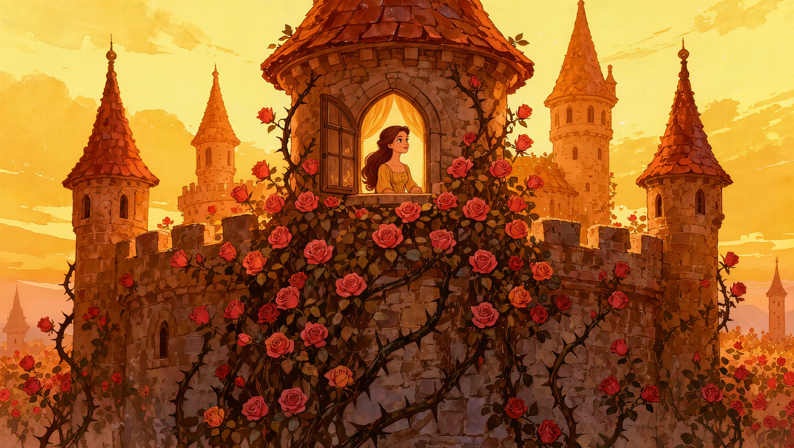 Dornröschen war ein schönes Kind