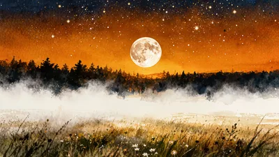 Der Mond ist aufgegangen