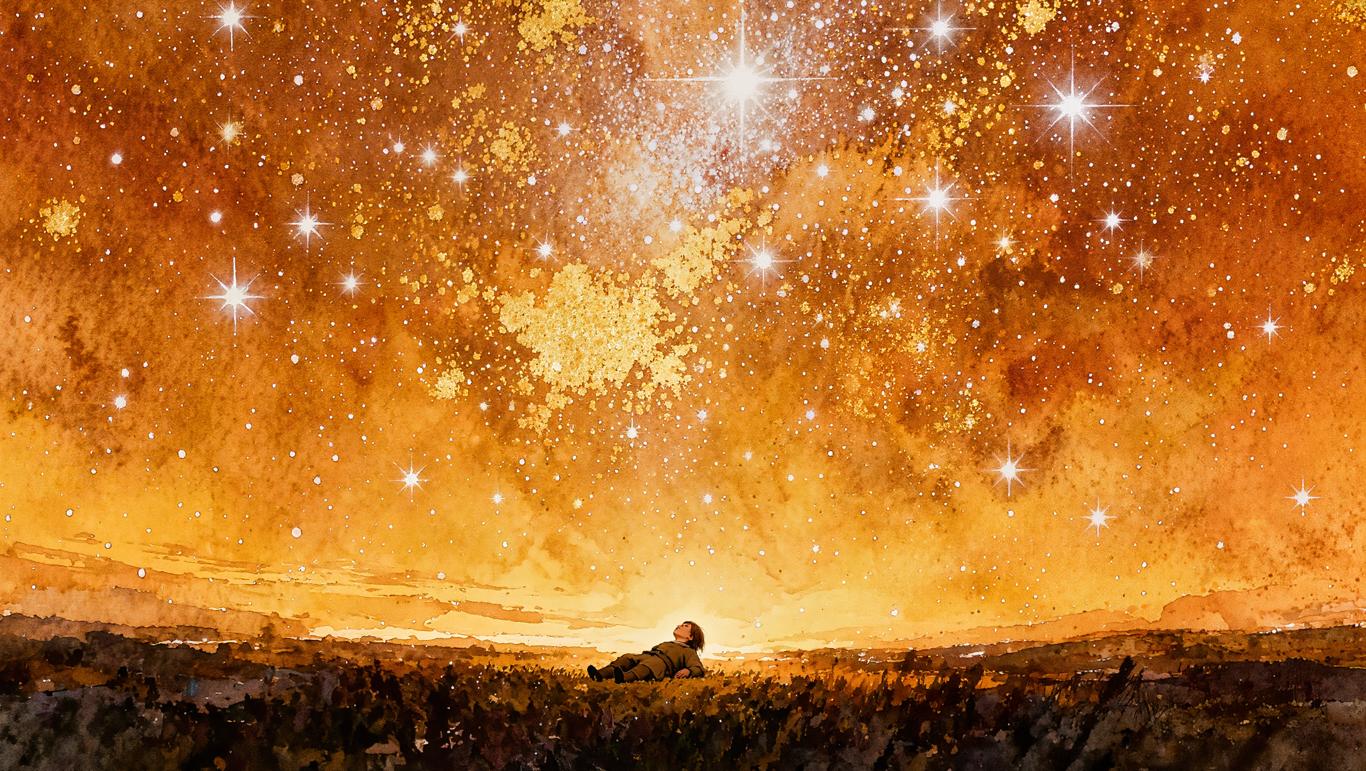 Illustration für Weißt du, wie viel Sternlein stehen