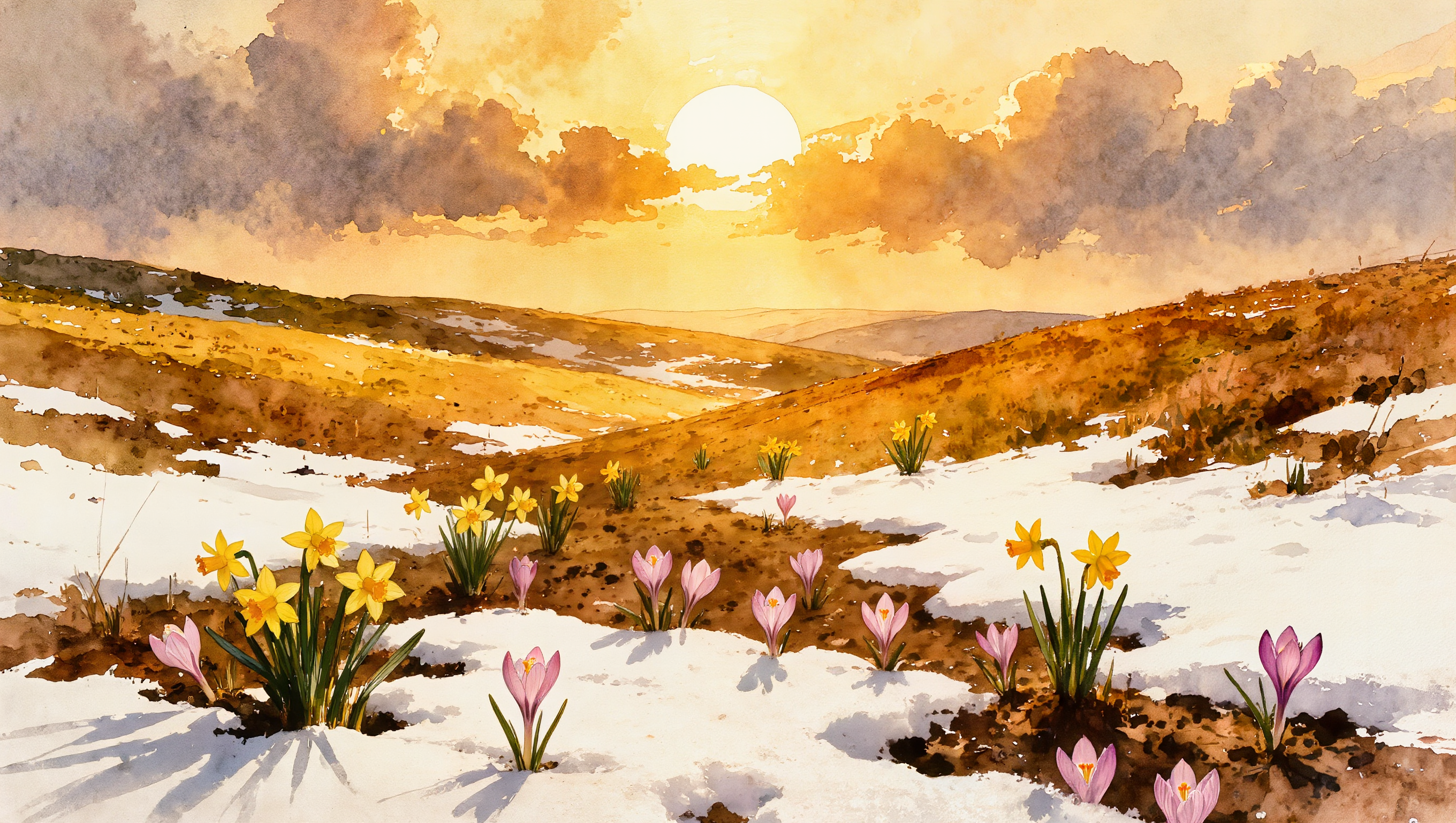 Illustration für Winter ade